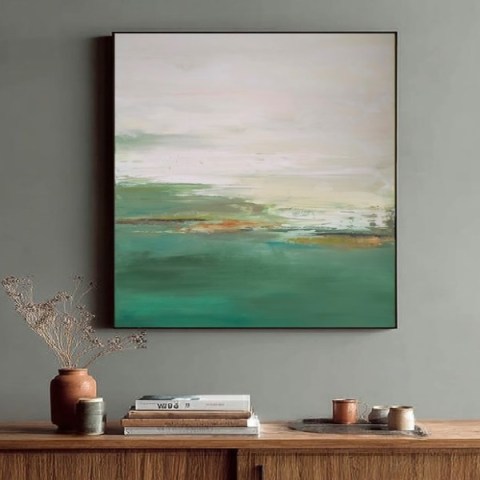 akril festmény, Farkas Zsófi festményei, modern tájkép, pasztel színvilágú festmény, nagy méretű festmény, magyar festmény, festmény online, online galéria