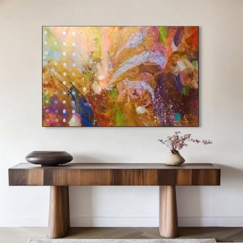 nagy méretű festmények, design festmény, festmény kiállítás, Színes Galéria, festmény online, Megyeri Krisztina festményei online, festmény ajándékba, magyar festmények